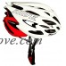 AWE® AWESpeed™ In Mould Adult Road Racing Cycling Helmet 58-61cm White/Red - B018W7V43E